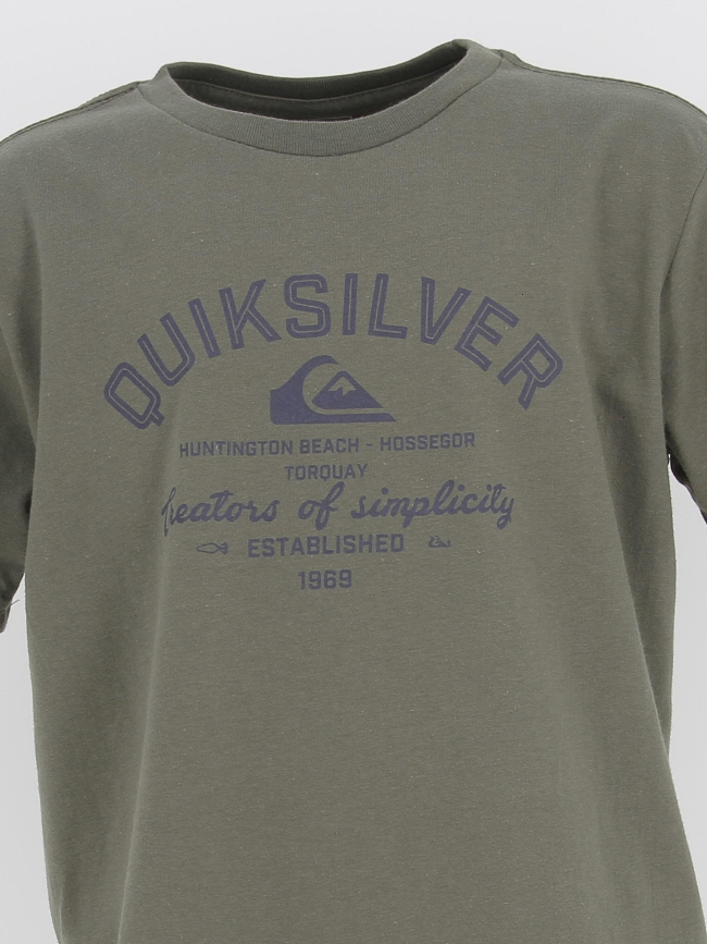 T shirt best sale quiksilver garcon