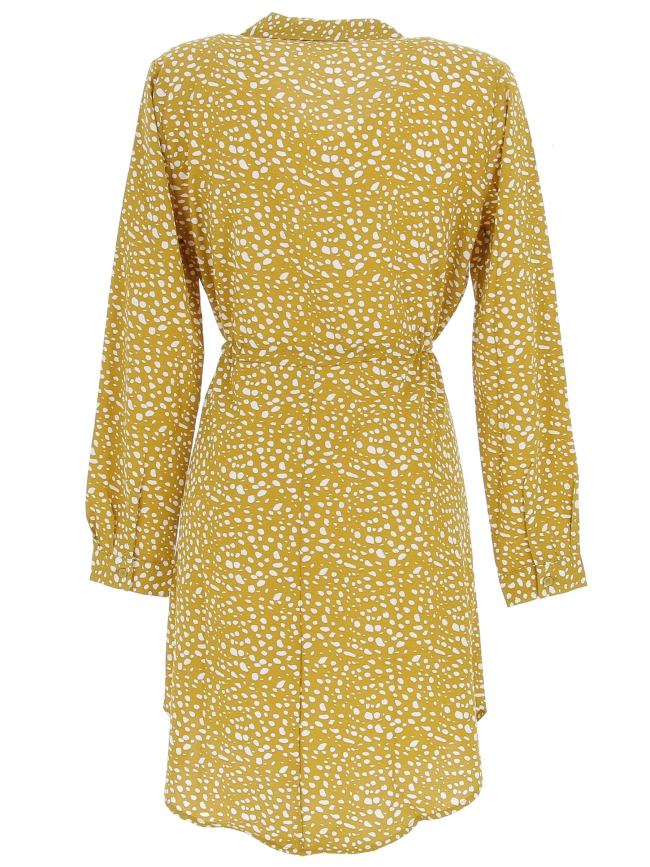 Robe chemise piper jaune femme - JDY