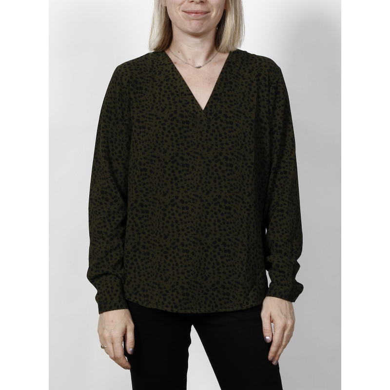 Blouse manches longues piper kaki femme - JDY