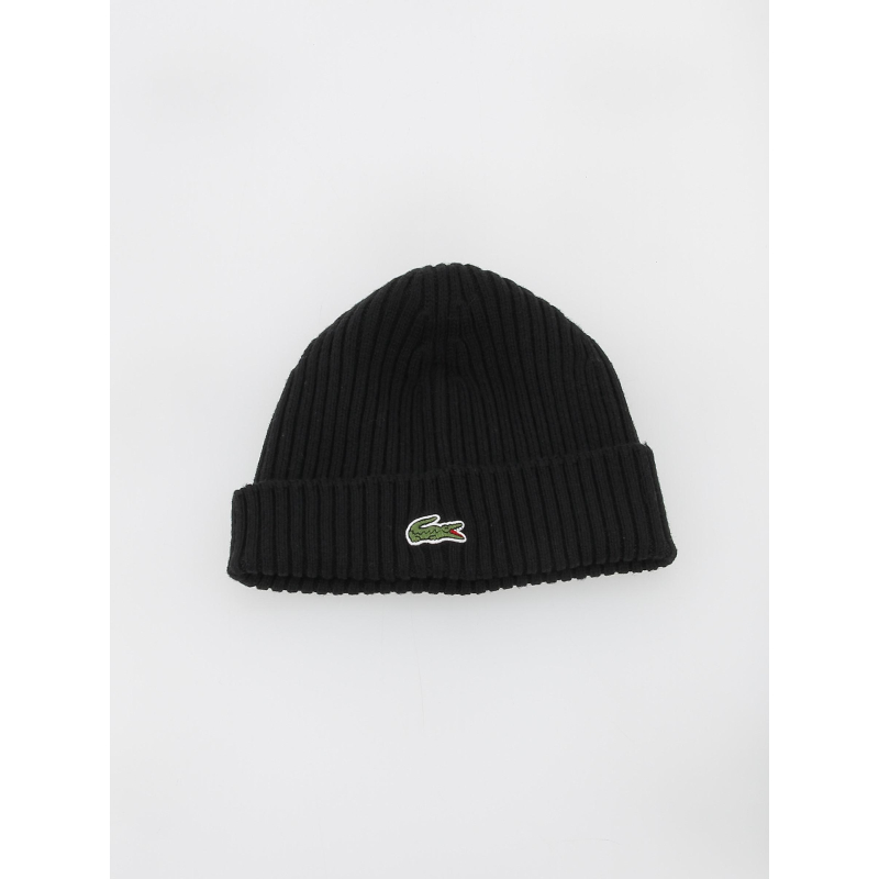 Bonnet laine noir - Lacoste