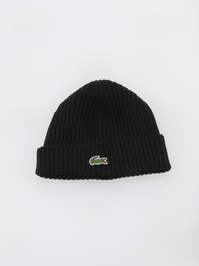 Bonnet laine noir - Lacoste