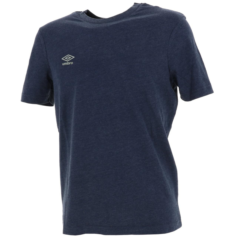 T Shirt Col Rond Logo Brodé Bleu Marine Homme Umbro Wimod 4017