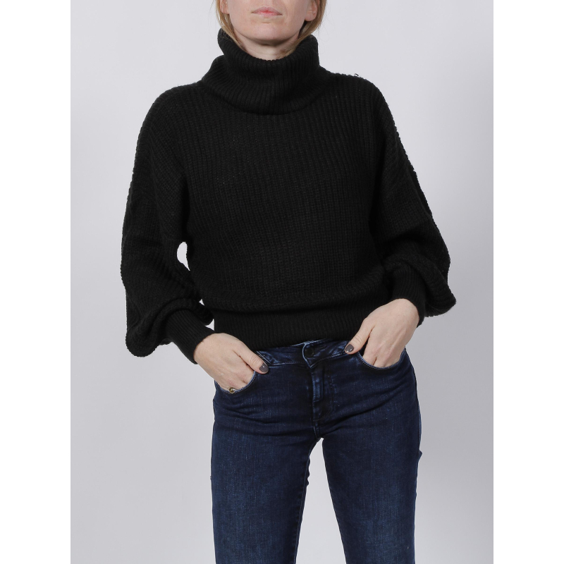 Pull col roulé megan noir femme - JDY