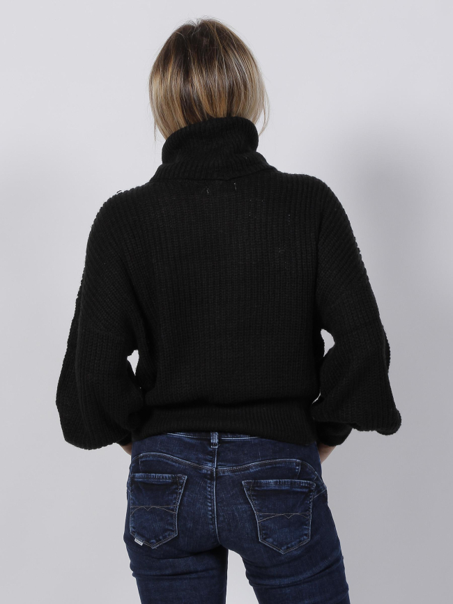 Pull col roulé megan noir femme - JDY