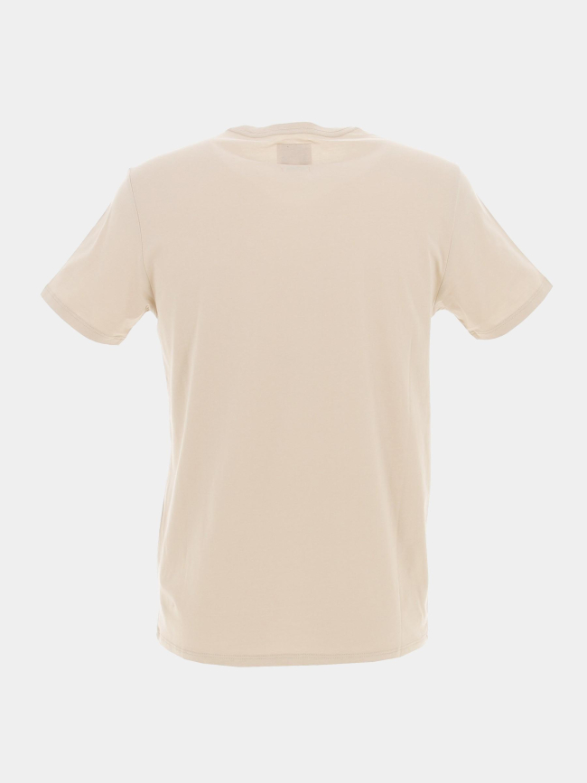 T-shirt classic pima beige homme - Guess