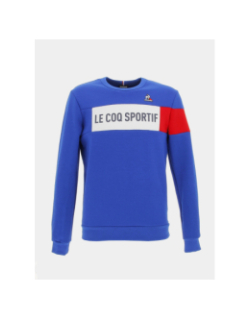 Sweat tricolore crew bleu homme - Le Coq Sportif