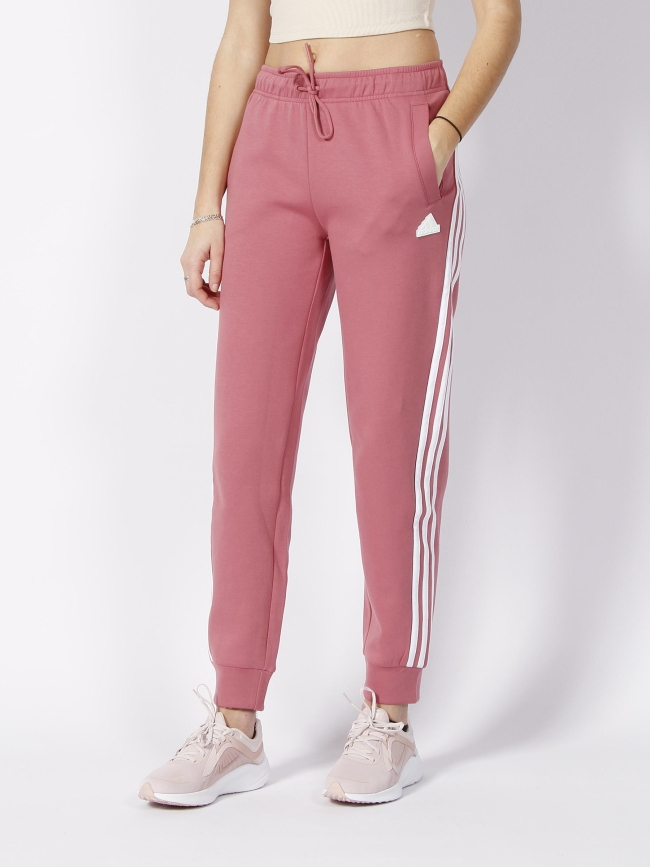 Betuttelen partitie scheuren Jogging regular 3 stripes rose femme - Adidas | wimod