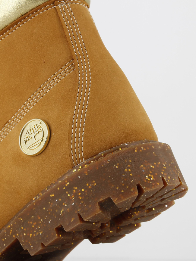 bagageruimte woestenij Fabel Boots heritage 6inch dorée pailletes marron femme - Timberland | wimod