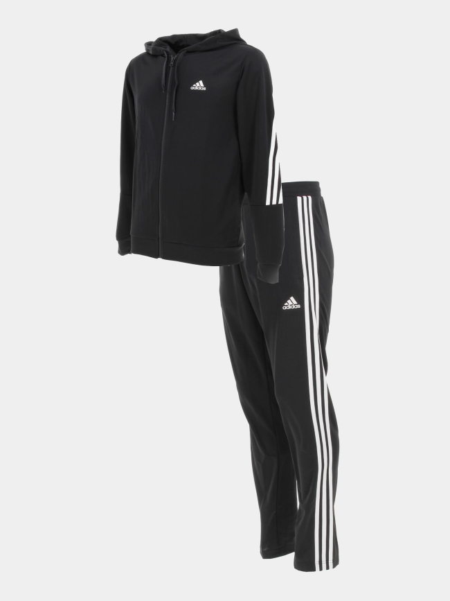 fregar álbum de recortes arco Ensemble de survêtement veste jogging 3S noir homme - Adidas | wimod