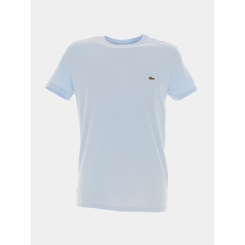 T-shirt à manches courtes pima bleu homme - Lacoste