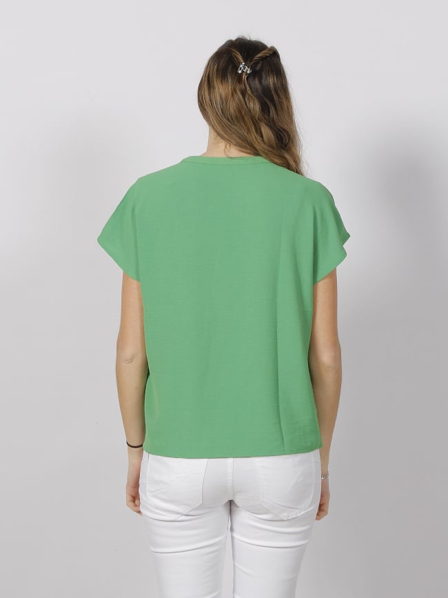 T-shirt lion vert femme - JDY