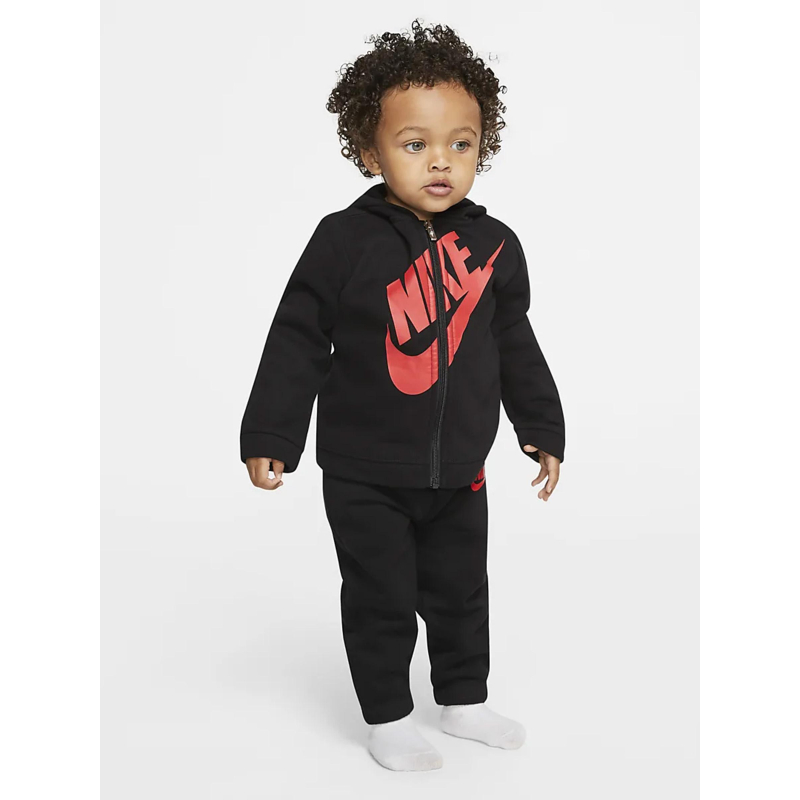 Veste Capuche Nike Swoosh Enfant - Noir/Blanc – Footkorner