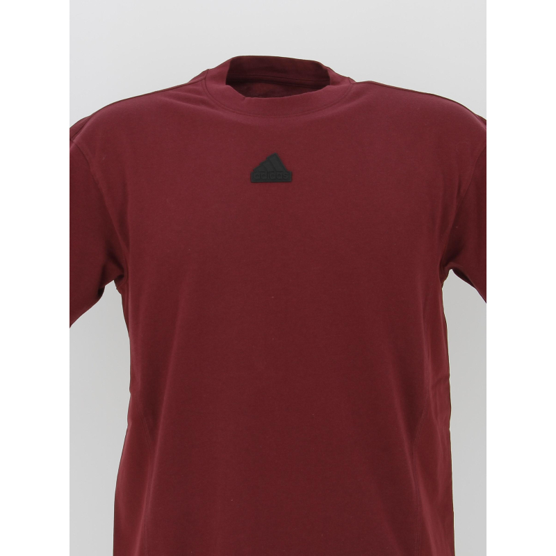 T shirt 2024 adidas bordeaux homme