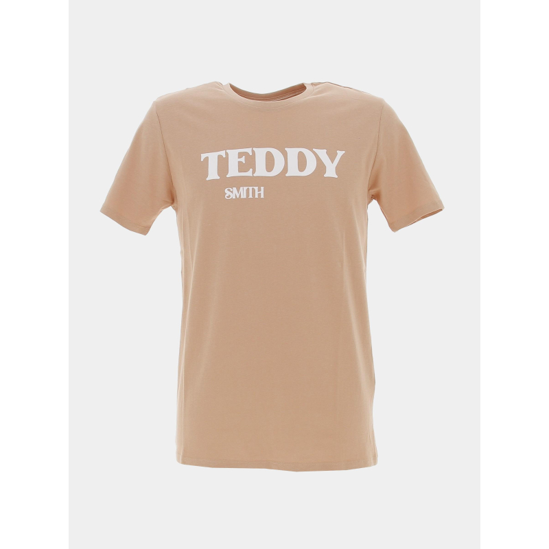 T-shirt finn beige homme - Teddy Smith