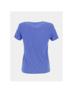 T-shirt ajouré cathinka bleu femme - JDY