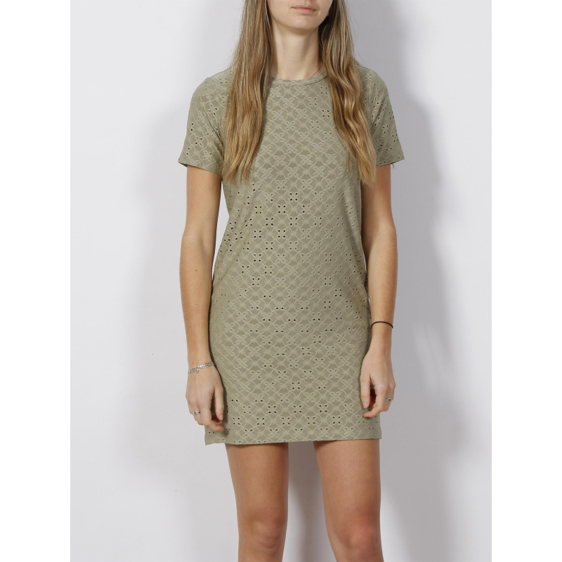 Robe droite ajouré cathinka vert femme - JDY