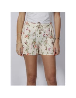 Short fluide à fleurs easy écru femme - Vero Moda