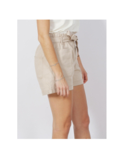 Short taille haute maddie beige femme - JDY