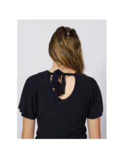 T-shirt maille desha bleu marine femme - JDY