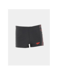 Maillot de bain natation eco rouge noir garçon - Speedo