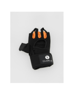 Paire de gants musculation taille M noir - Sveltus