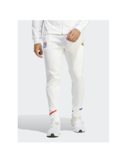 Jogging de football OL  blanc homme - Adidas