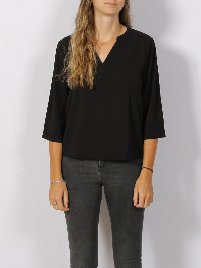 Top piper 3/4 manches noir femme - JDY