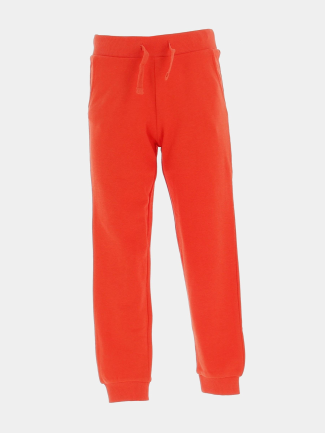 Pantalon de jogging PANZERI bleu marine et orange fluo