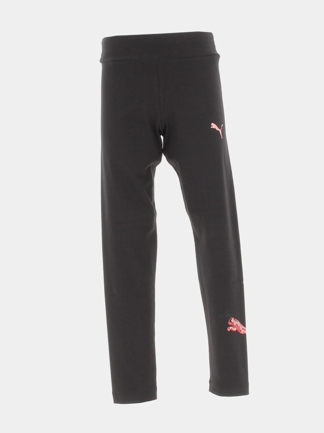 Legging essential graphic logo fleurs noir enfant - Puma