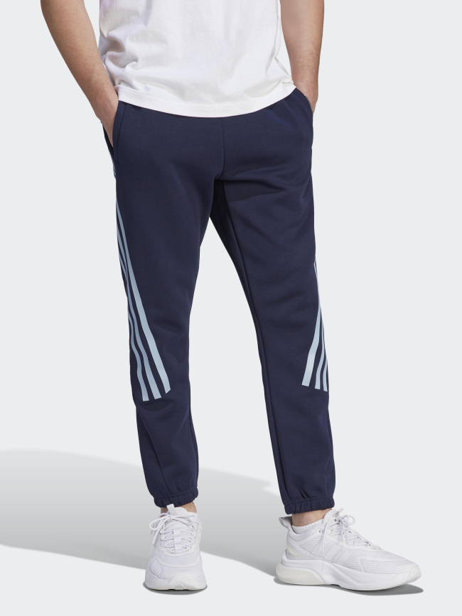 Survêtements Homme  Adidas Pantalon jogging Adidas Fitness 3 Stripes Bleu  Marine — Dufur