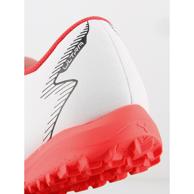 Chaussures de football ultra play tt blanc rouge homme - Puma