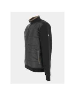 Veste légère sweat matelassé noir homme - Benson & Cherry