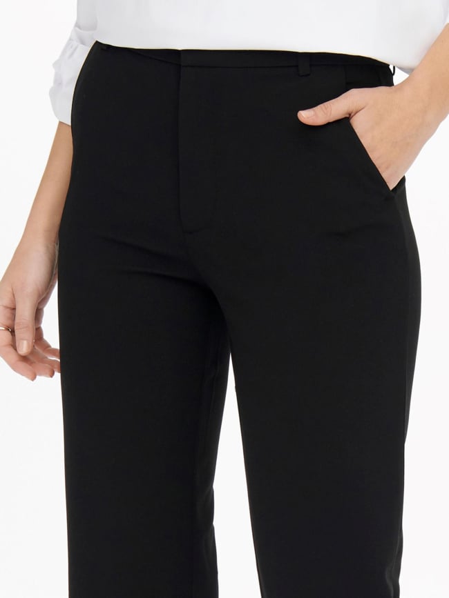 Pantalon chino droite eggo noir femme - JDY