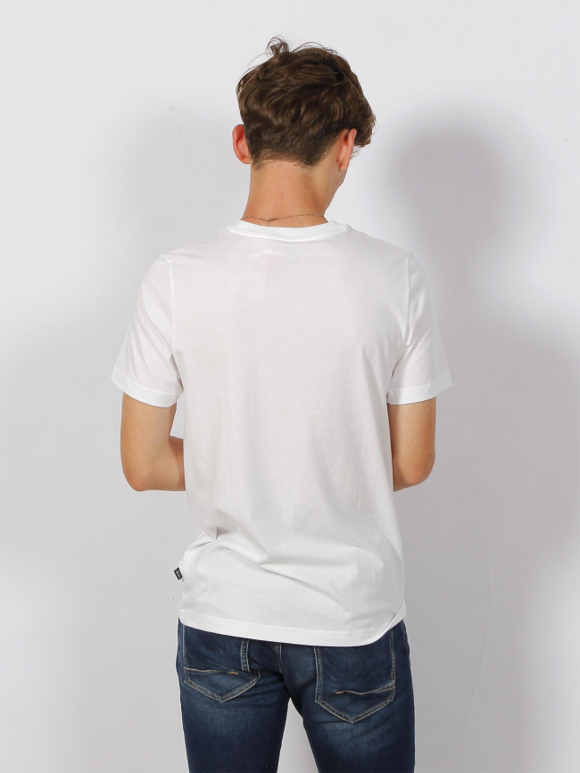 T-shirt essential lab tee logo vertical blanc homme - Puma