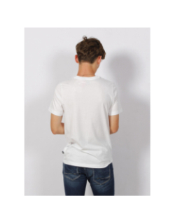 T-shirt essential lab tee logo vertical blanc homme - Puma