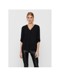 Blouse divya manches 3/4 top noir femme - JDY