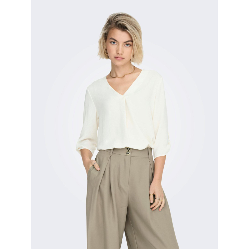 Blouse divya manches 3/4 crème femme -  JDY