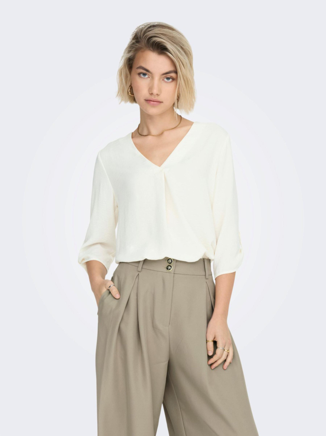 Blouse divya manches 3/4 crème femme -  JDY