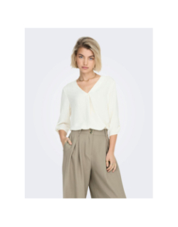 Blouse divya manches 3/4 crème femme -  JDY