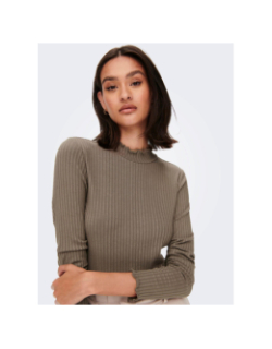 Top fransiska marron femme - JDY