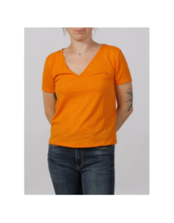 T-shirt dora glitter orange femme - JDY