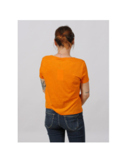 T-shirt dora glitter orange femme - JDY