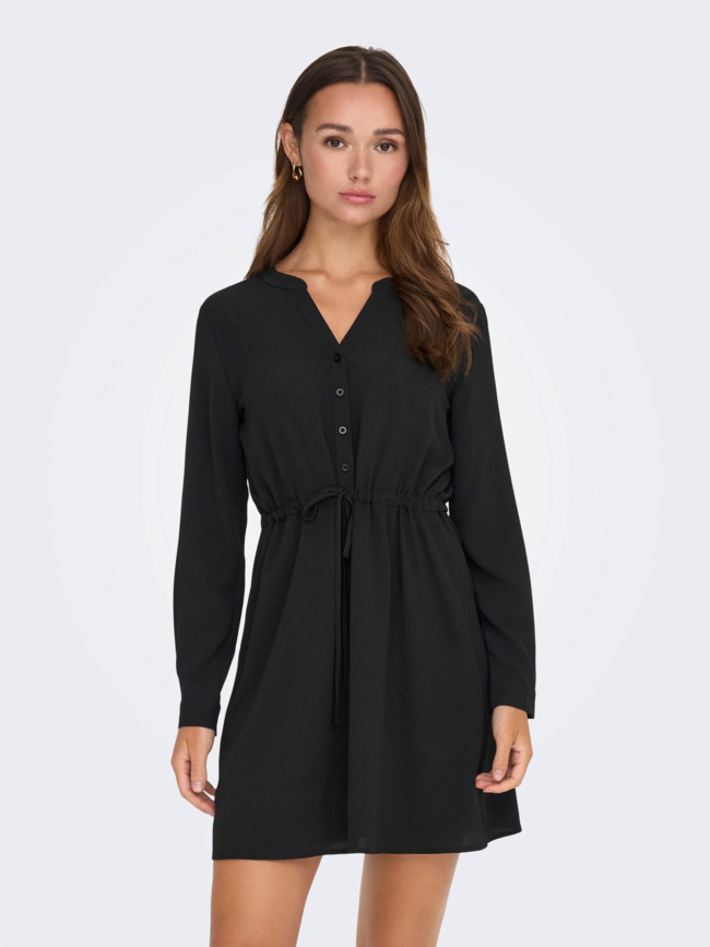 Robe courte piper noir femme - JDY