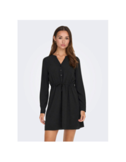 Robe courte piper noir femme - JDY