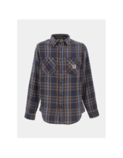 Chemise à carreaux plaid marron homme - Von Dutch