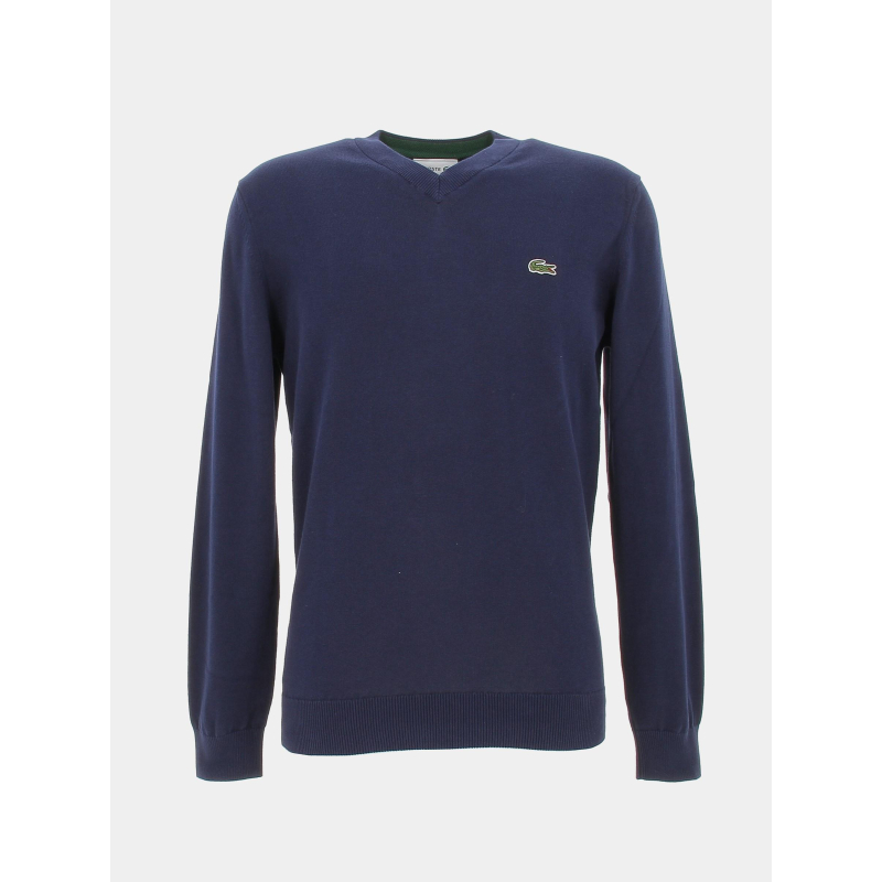 Pull core essentials bleu marine homme - Lacoste