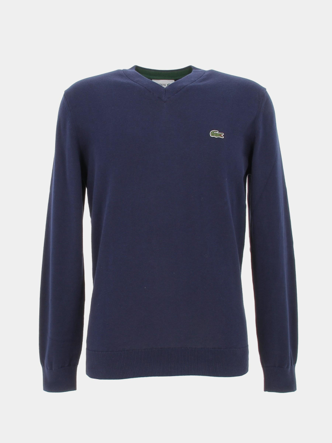 Pull lacoste homme bleu marine hotsell