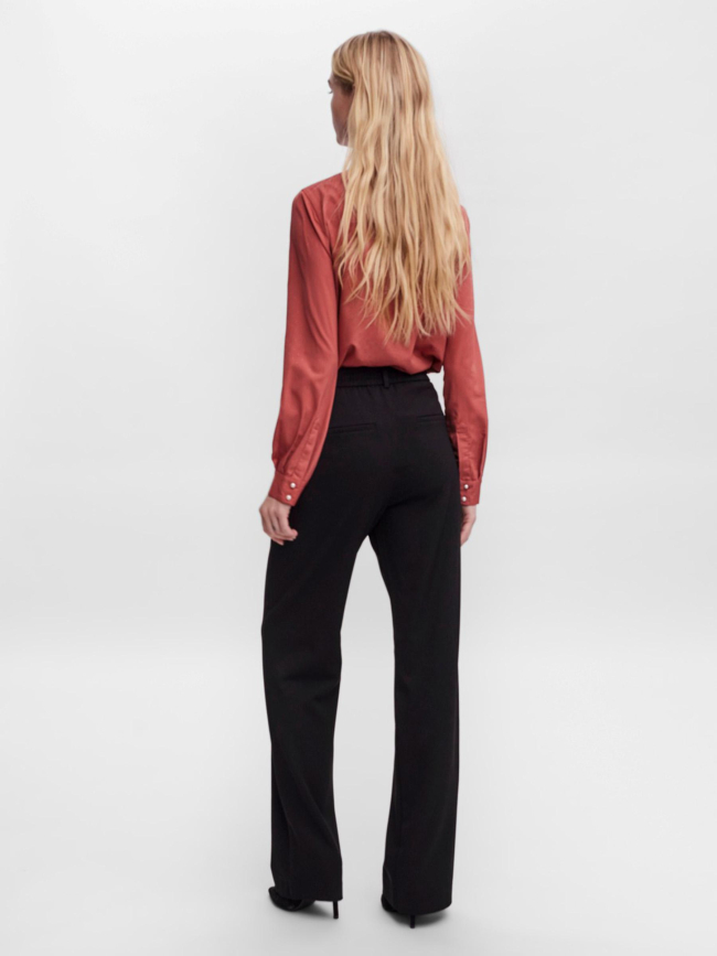 Pantalon large maya noir femme - Vero Moda