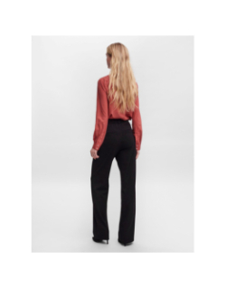 Pantalon large maya noir femme - Vero Moda