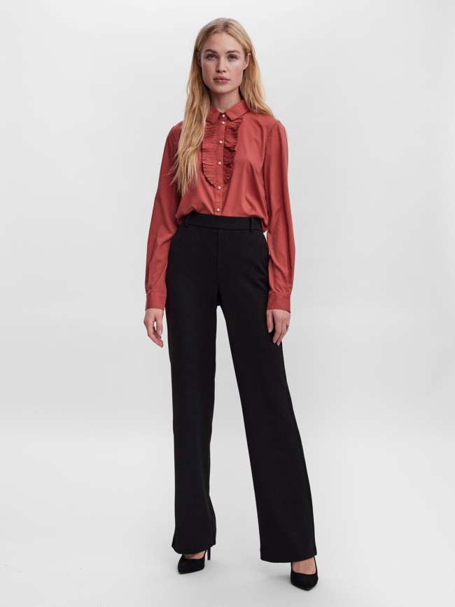 Pantalon large maya noir femme - Vero Moda